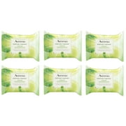 AVEENO Active Naturals Positively Radiant Makeup Removing Wipes, 25 ea (Pack of 6)