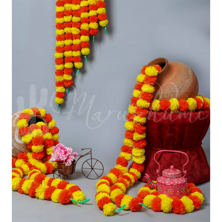 Buy Indian Silk Fabric Rag Garland Online from Desifavors