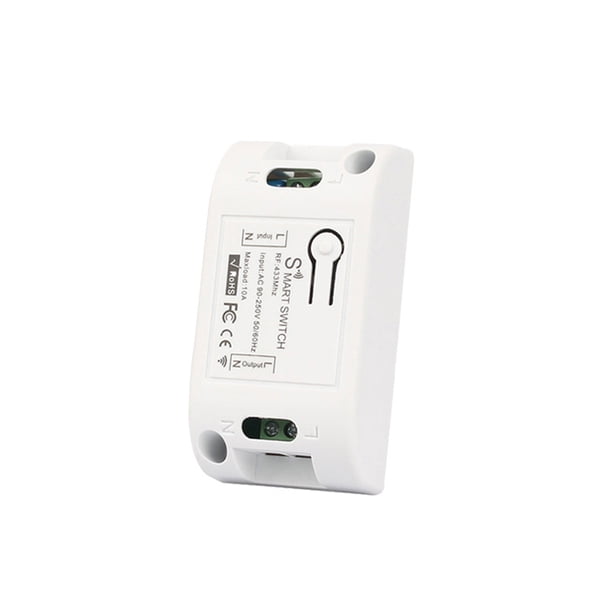 Eigraketly Interruptor inteligente WiFi, Control remoto inalámbrico, cuenta regresiva, interruptor de automatización, interruptores de sala de estar para Herramientas y ferretería Receptor Eigraketly TO010015-04