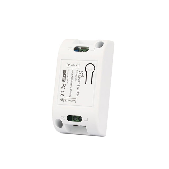 Eigraketly Interruptor inteligente WiFi, Control remoto inalámbrico, cuenta regresiva, interruptor de automatización, interruptores de sala de estar para Herramientas y ferretería Receptor Eigraketly TO010015-04