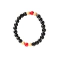 thumbnail image 5 of Toyvian Men's Multi-Color Beaded Elastic Bracelets Set of 1, Round Stone Beads for Casual and Everyday Wear, 5 of 8