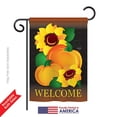 thumbnail image 2 of Welcome Pumpkin Garden Flag, 2 of 4