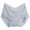Grey, variant on 3 Packs Women's Underwear Solid Plus Size Mid High Waist Comfortable Breathable Elderly Mother Briefs Panties for Women L Beige