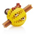 thumbnail image 3 of Dog Teething Toy, Dog Fetch Ball Spike Ball Rubber Interactive Training with Dog Snacks Treats, Dog Chew Toy for Aggressive Chewer Small Medium Dog, 3 of 3
