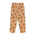thumbnail image 3 of Lsque Squirrel And Mushroom Print Women's Pajama Pants, Lounge Pant - Comfortable Home Wear,Elastic Waistband, Stylish Design-Small, 3 of 9
