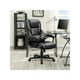 Homall Chaise de Bureau Haute en Similicuir avec Support Lombaire, Noir – image 3 sur 7