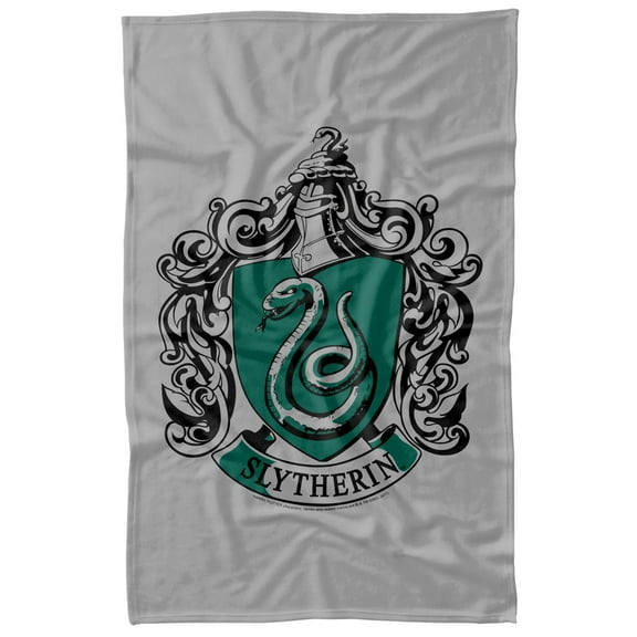 Harry Potter Slytherin Crest Fleece Blanket 36' x 58',Slytherine Crest