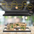 thumbnail image 3 of Bearded Dragon Basking Platform for Tank Accessories, Extra Large Reptile Hide Cave Habit Decor for Snake Ball Python Leopard Gecko Tortoise Turtle Aquarium Fish, Frog Toad House (Turtle Hideout L), 3 of 7