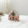 thumbnail image 2 of Qocolhg Christmas Tree Ornaments Set Wooden Peppermint Colorful Candy Round Lollipop Gingerbread House Gingerbread House Flat Train Hanging Ornaments for Candy Party Christmas Tree Decor, 2 of 6