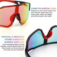 thumbnail image 2 of Gafas de sol polarizadas para ciclismo para hombres y mujeres, gafas de sol deportivas, protección Uv400, gafas para exteriores, gafas a prueba de viento, gafas para ciclismo para senderismo, 2 of 5