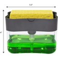 thumbnail image 2 of Distributeur de Savon et Porte-Éponge, 13 Onces, Argent, 2 of 6