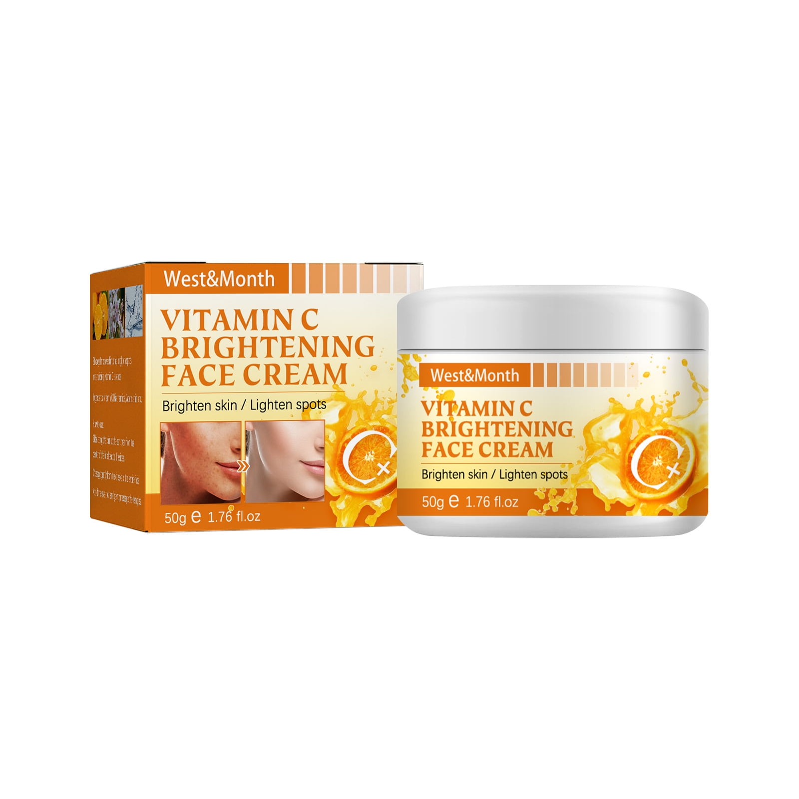 Vitamin C Face Cream, Neck Firming Cream, Eye Cream Anti Aging Face Moisturizer for Women & Clear, Glowing Skin
