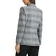 thumbnail image 3 of BLAZERS CHIC PARA MUJERES INSPIRE Con Solapa Notch de Manga Larga y Un Botón, Blazer de Cuadros Gris S, 3 of 6