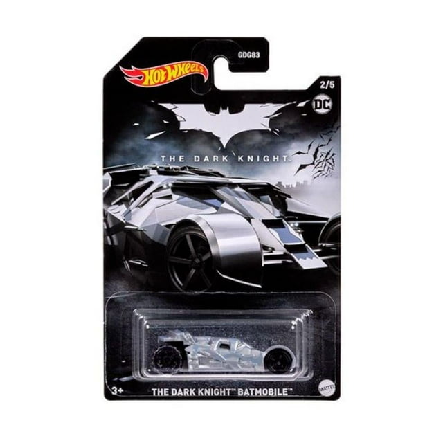 Vehículo de Colección Hot Wheels Collector El Caballero de la Noche Batimovil Plateado