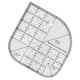 thumbnail image 5 of Regla de Corte de Esquinas Curvas Antideslizantes, Plantilla de Costura para Manualidades, Patchwork, Accesorios de Acolchado, Regla Multifuncional, 5 of 5