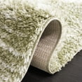 thumbnail image 6 of SAFAVIEH Tahoe Trudi Abstract Shag Area Rug, Sage/Ivory, 8' x 8' Square, 6 of 11