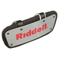 Riddell Football Back Plate, Gray, Universal