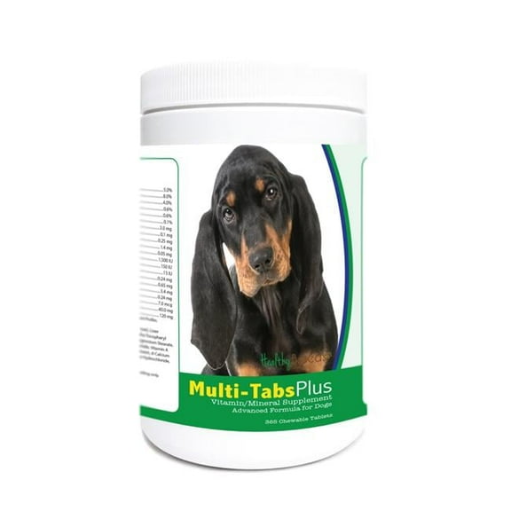 Black & Tan Coonhound Multi-Tabs Plus Chewable Tablets - 365 Count
