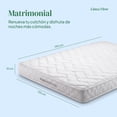 thumbnail image 2 of Colchon Matrimonial En Caja 15cm Alto KingsHouse blanco, 2 of 7