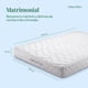 thumbnail image 2 of Colchon Matrimonial En Caja 15cm Alto KingsHouse blanco, 2 of 7