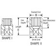 thumbnail image 3 of Grey Pneumatic GRE1112R.38 in. Lecteur X.38 in. 12 Point Prise Standard, 3 of 3