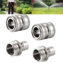 Garden Hose Quick Connect, Stainless Steel Water Hose Fitting, Quick Release Hose Connector