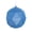 Baby blue, variant on Vickerman 6" Emerald Glitter Geometric Ball Ornament, 4 per bag