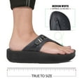 thumbnail image 5 of Aerosoft - Joana Open Toe Summer Comfortable Arch Support Platform Sandals for Women, 5 of 6