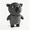Gray, variant on Chubby Pig Stuffed Animal Pillow - 12.6'' Fun Soft Pig Plush Toy Doll Home Decor Gift