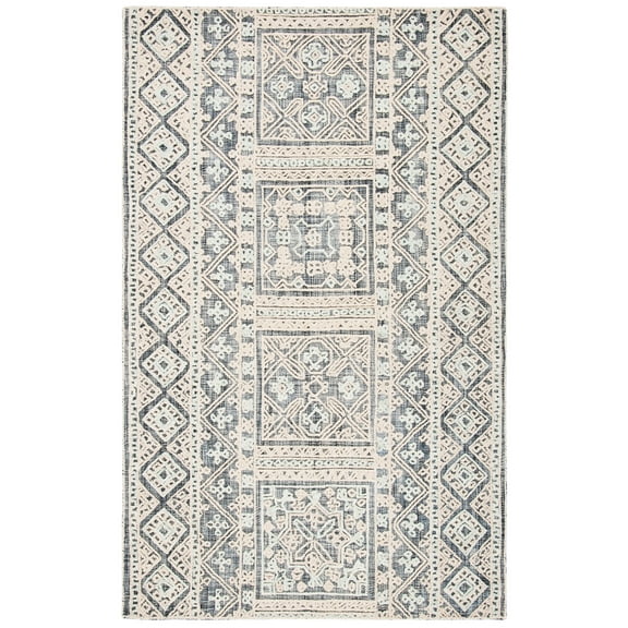 SAFAVIEH Aspen Katina Geometric Area Rug, Charcoal, 5' x 8'
