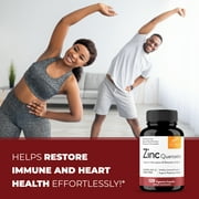 Sandhu's Zinc Quercetin 120 Vegetarian Capsules (Pack of 2) | High Absorption Zink Supplements for Immunity and Seasonal Allergy | Antioxidant Immune Support for Men and Women | Easy to Swallow