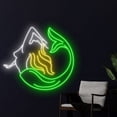thumbnail image 3 of Handmadetneonsign Mermaid Neon Sign, Mermaid Lover Wall Art Decor, Baby Room Wall Decor, 3 of 5