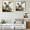 thumbnail image 4 of Designart "Cute Koala from Australia IV" Animals Framed Wall Art - Traditional Green Koala Living Room Framed Canvas Art, 4 of 6