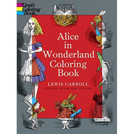 ぬりえ[不思議の国のアリス 原作イラスト Alice in Wonderland Coloring Book(全て未塗り)] 塗り絵 ジョン・テニエル