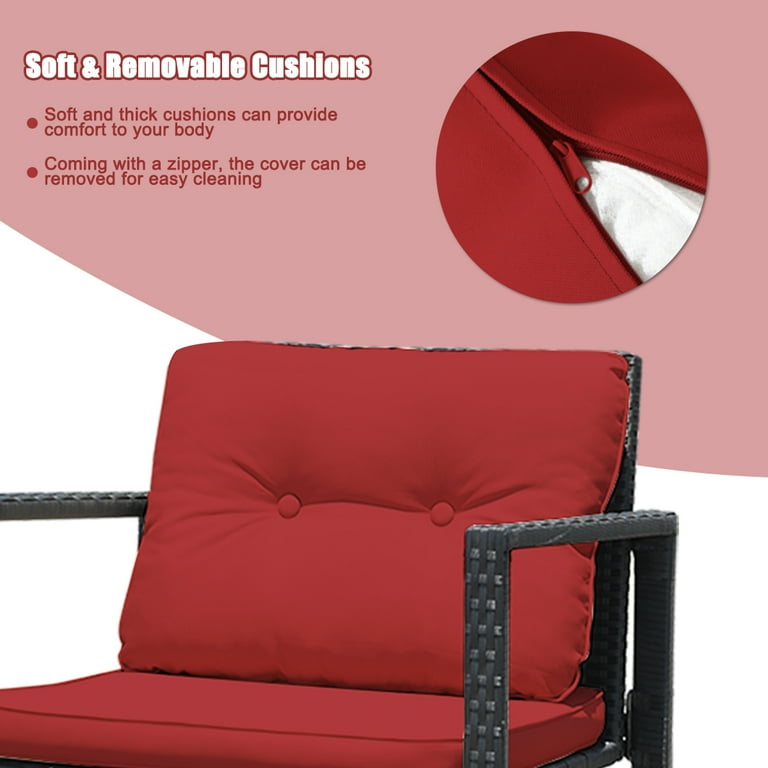 Burgundy patio chairs hotsell