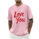 thumbnail image 4 of Camisas de Manga Larga para Hombres Imprimir Casual Cuello Redondo Blusa de Manga Corta, Camisas de Lino para Hombres, 4 of 7