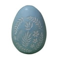 thumbnail image 2 of Easter Decorations Resin Easter Egg Statue with Flower Pattern 5.31inch Handmade Eggs Figurine Decorations for Spring Party Home Holiday Table Decor, 2 of 8