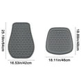 thumbnail image 3 of Car Seat Cushion with Backrest | Breathable Ventilated 3D Mesh | All Season Comfort Cool Support | Fast Heat Dissipation | Portable Removable | Fits Most Cars | 25.1x18.9x18.1 in, 3 of 9