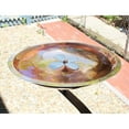 thumbnail image 2 of Achla Designs  Dogwood Garden Birdbath w/Wall Mount Bracket, 12 Inch Wide, Copper Plated and Colored Patina Finish, 2 of 5