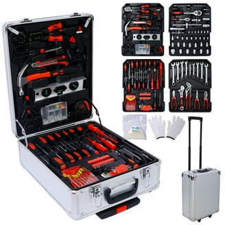 DuraTech 497-Piece Mechanics Tool Set, SAE/Metric Sockets, 90