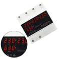 1Pcs 63A 4-Display Over Under Voltage Protector Automatic Transfer Switch,110V