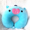 thumbnail image 1 of KPOP BTS BT21 Dibujos Animados Bebé En Forma De U Almohada Linda Muñeca De Peluche Almuerzo Descanso Viaje Coche Columna cervical huangjie unisex, 1 of 2