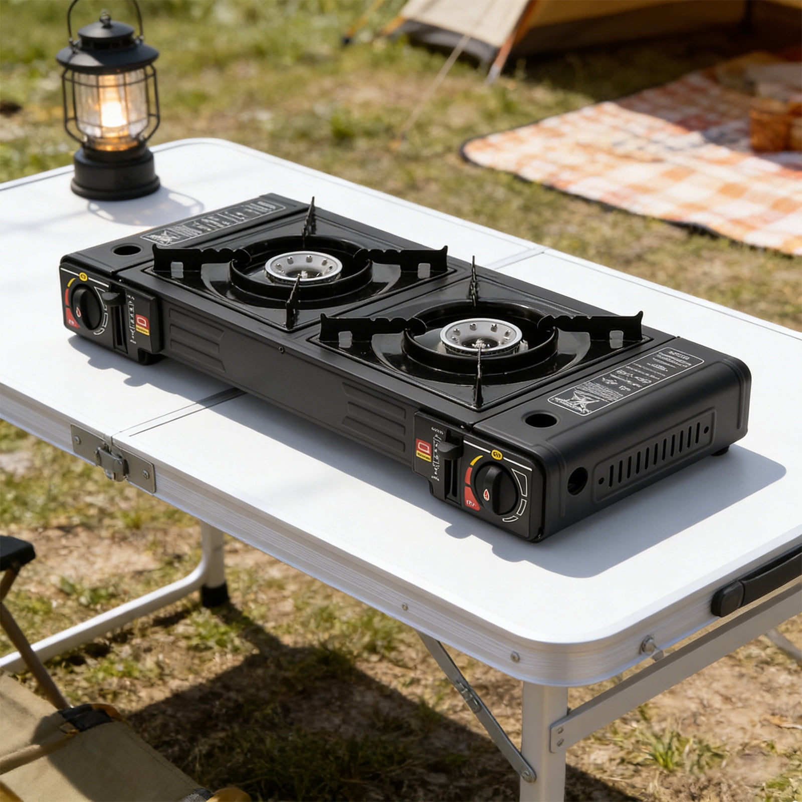 Portable Solar Cooker Stove, 1500W & 1832°F for Outdoor Camping
