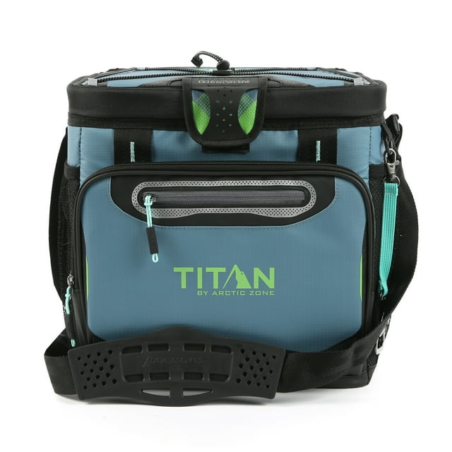 Titan by Arctic Zone 24 Can/13 L Zipperless Soft Cooler - Bali Green