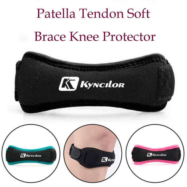Fiudx Correa de Soporte para Tendón de Rodilla, Cinturón de Compresión Ajustable, Tejido Transpirable, Protector para Aliviar El Dolor, Recuperación Deportiva, Prevención de Lesiones, Ajuste Cómodo,