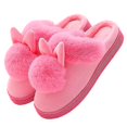thumbnail image 1 of Women's Memory Foam Home Slippers Comfortable Cute Rabbit Animal Home Slippers(haoyi) A, 1 of 1