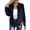 Navy, variant on Jacket for Women Casual Zip Up Lightweight Fall Outerwear Stand Collar Short Coat For Daily Streetwear Velvet Style Womens Coat Black S
