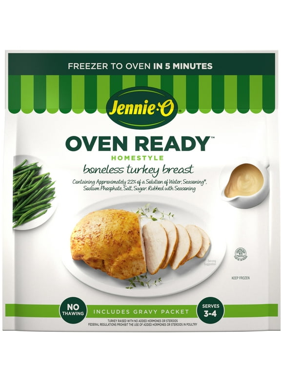 JENNIE-O OVEN READY Boneless Turkey Breast, Frozen,  2 - 3 lb Plastic Bag