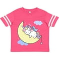 thumbnail image 3 of Inktastic Unicorn Moon Girls Toddler T-Shirt, 3 of 5