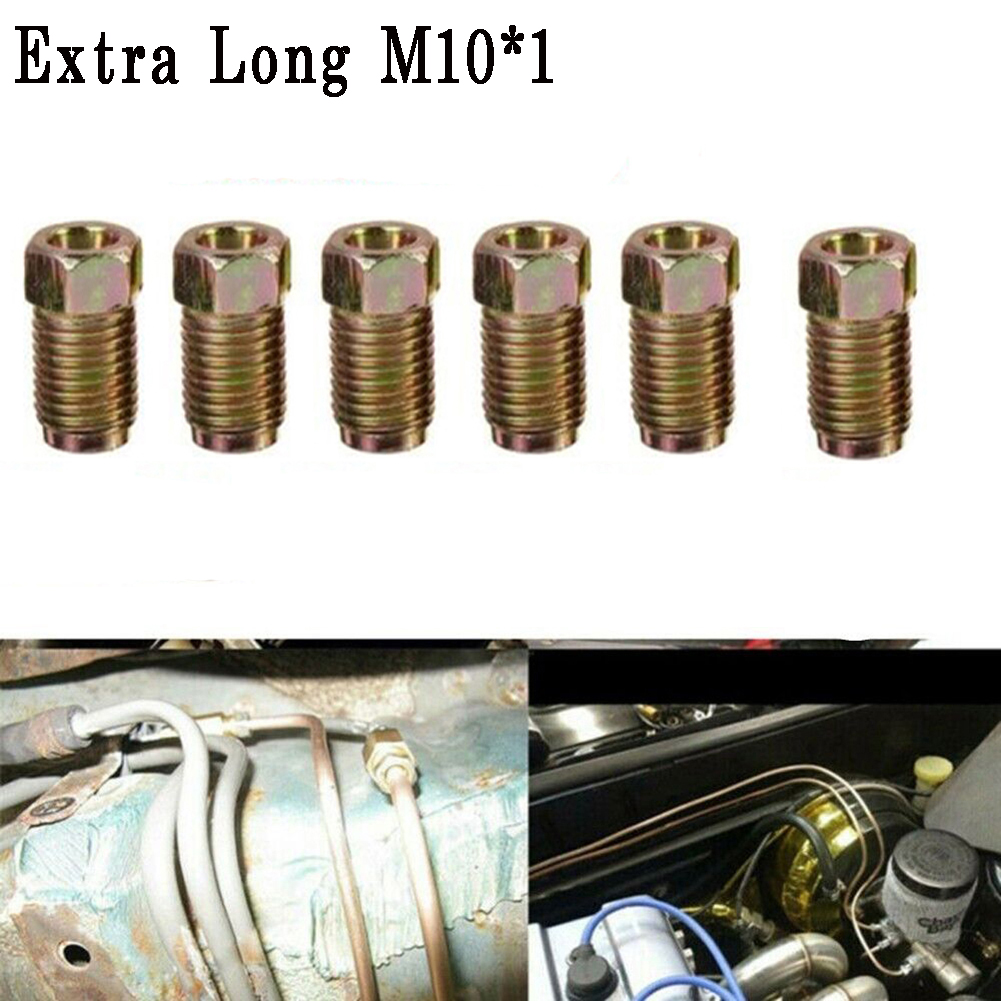 Goodhd 6 Metric Brake Pipe Fittings Unions Metric 10mm x 1mm Extra Long